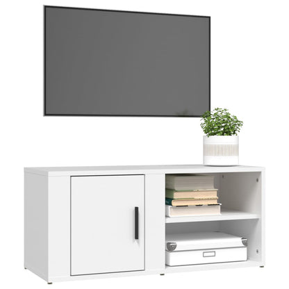 Móveis TV 2pcs 80x31,5x36 cm derivados de madeira branco