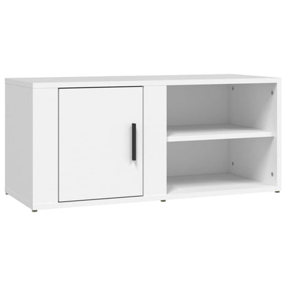 Móveis TV 2pcs 80x31,5x36 cm derivados de madeira branco