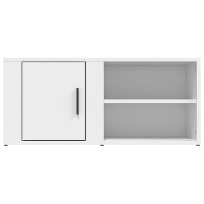 Móveis TV 2pcs 80x31,5x36 cm derivados de madeira branco