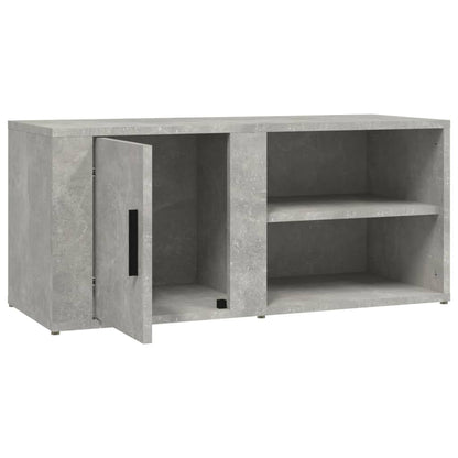 Móveis TV 2 pcs 80x31,5x36 cm derivados madeira cinza cimento