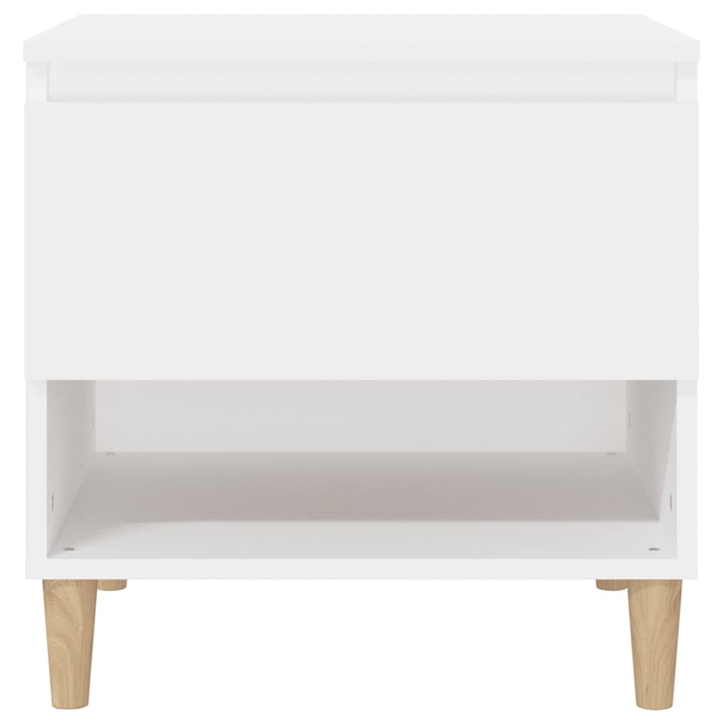 Mesa de cabeceira 50x46x50 derivados de madeira branco