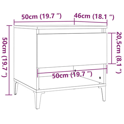 Mesa de apoio 50x46x50 derivados de madeira branco