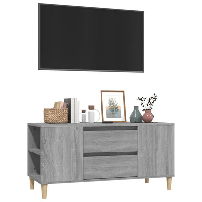 Móvel de TV 102x44,5x50 cm derivados madeira cinzento sonoma