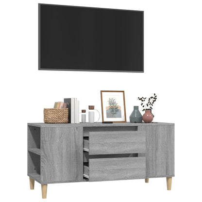 Móvel de TV 102x44,5x50 cm derivados madeira cinzento sonoma