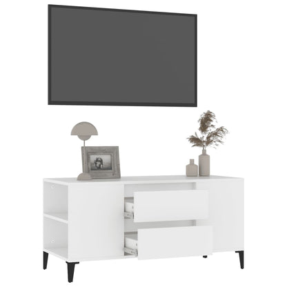 Móvel de TV 102x44,5x50 cm derivados de madeira branco