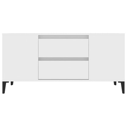 Móvel de TV 102x44,5x50 cm derivados de madeira branco