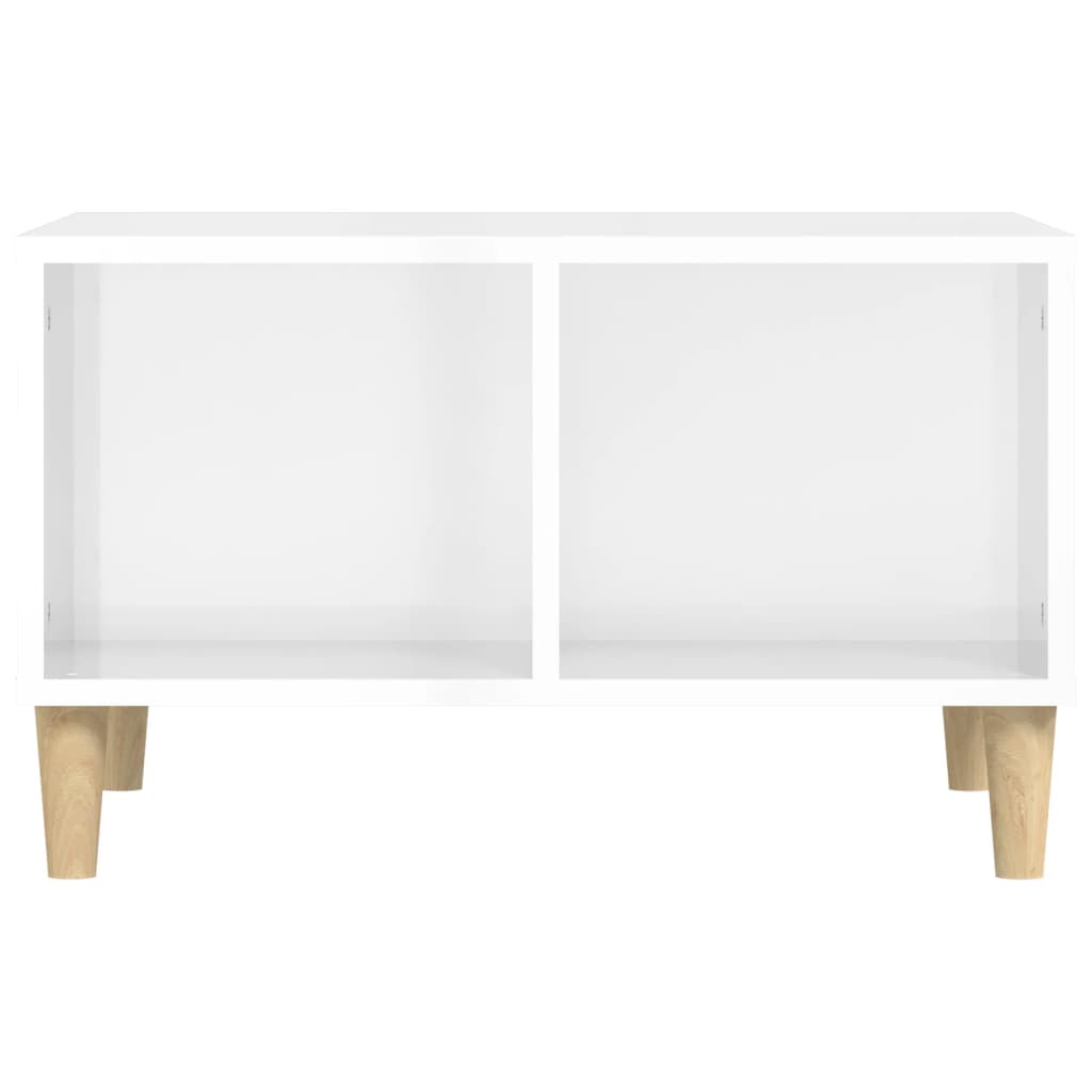 Mesa de centro 60x50x36,5 cm derivados madeira branco brilhante