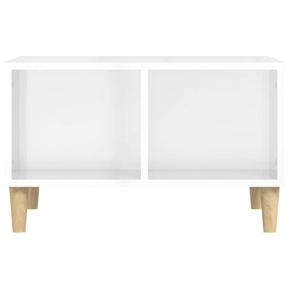 Mesa de centro 60x50x36,5 cm derivados madeira branco brilhante