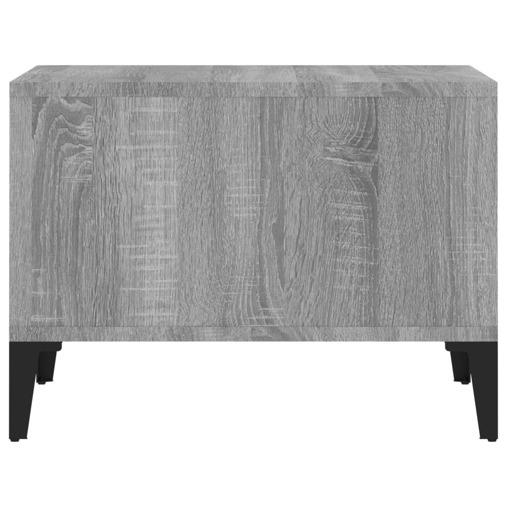 Mesa de centro 60x50x36,5 cm derivados de madeira cinza sonoma