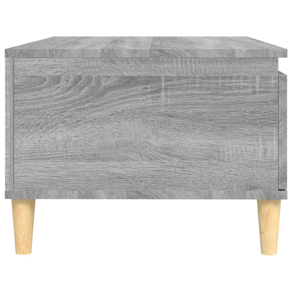 Mesa de centro 90x50x36,5 cm derivados madeira cinzento sonoma