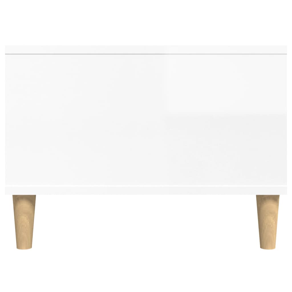 Mesa de centro 90x50x36,5 cm derivados madeira branco brilhante