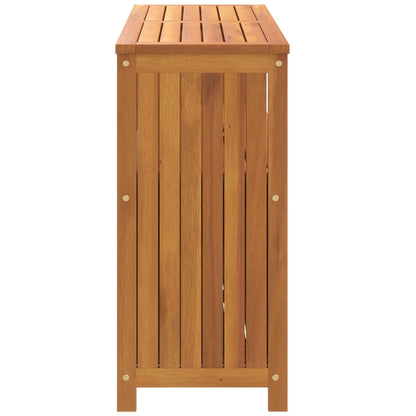 Mesa consola para jardim 110x35x75 cm madeira de acácia maciça