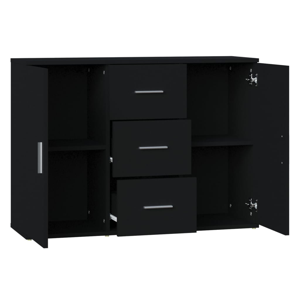 Aparador Mia de 91 cm - Preto - Design Moderno