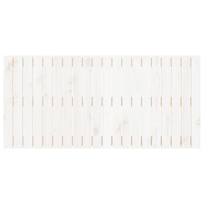 Cabeceira de parede 127,5x3x60 cm pinho maciço branco