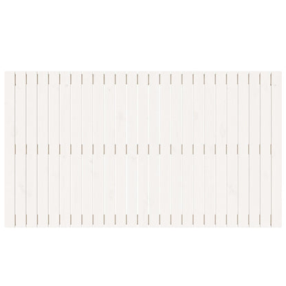 Cabeceira de parede 159,5x3x90 cm pinho maciço branco