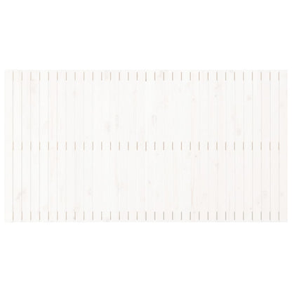 Cabeceira de parede 204x3x110 cm pinho maciço branco