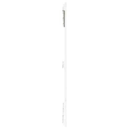 Cabeceira de parede 127,5x3x110 cm pinho maciço branco