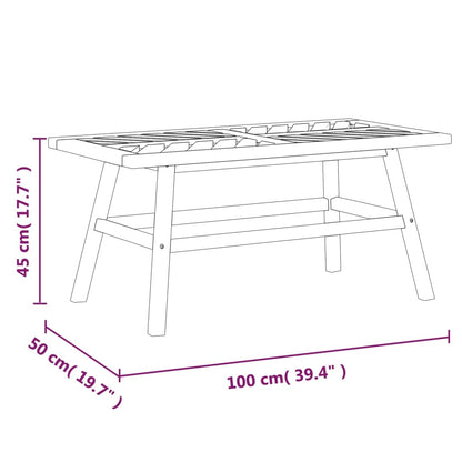 Conjunto lounge de jardim 2 pcs madeira de acácia maciça