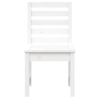 Cadeiras de jardim 2 pcs 40,5x48x91,5 cm pinho maciço branco