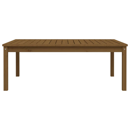 Mesa de jardim 121x82,5x45 cm pinho maciço castanho-mel