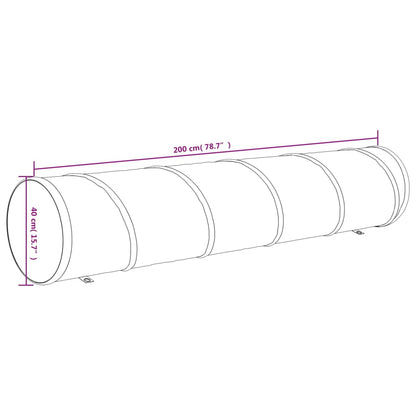 Túnel para cães Ø 40x200 cm poliéster azul