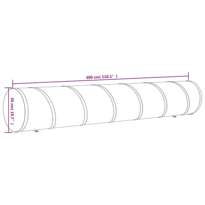 Túnel para cães Ø 50x300 cm poliéster azul