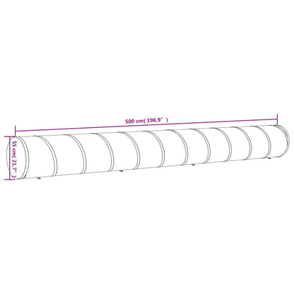 Túnel para cães Ø 55x500 cm poliéster azul