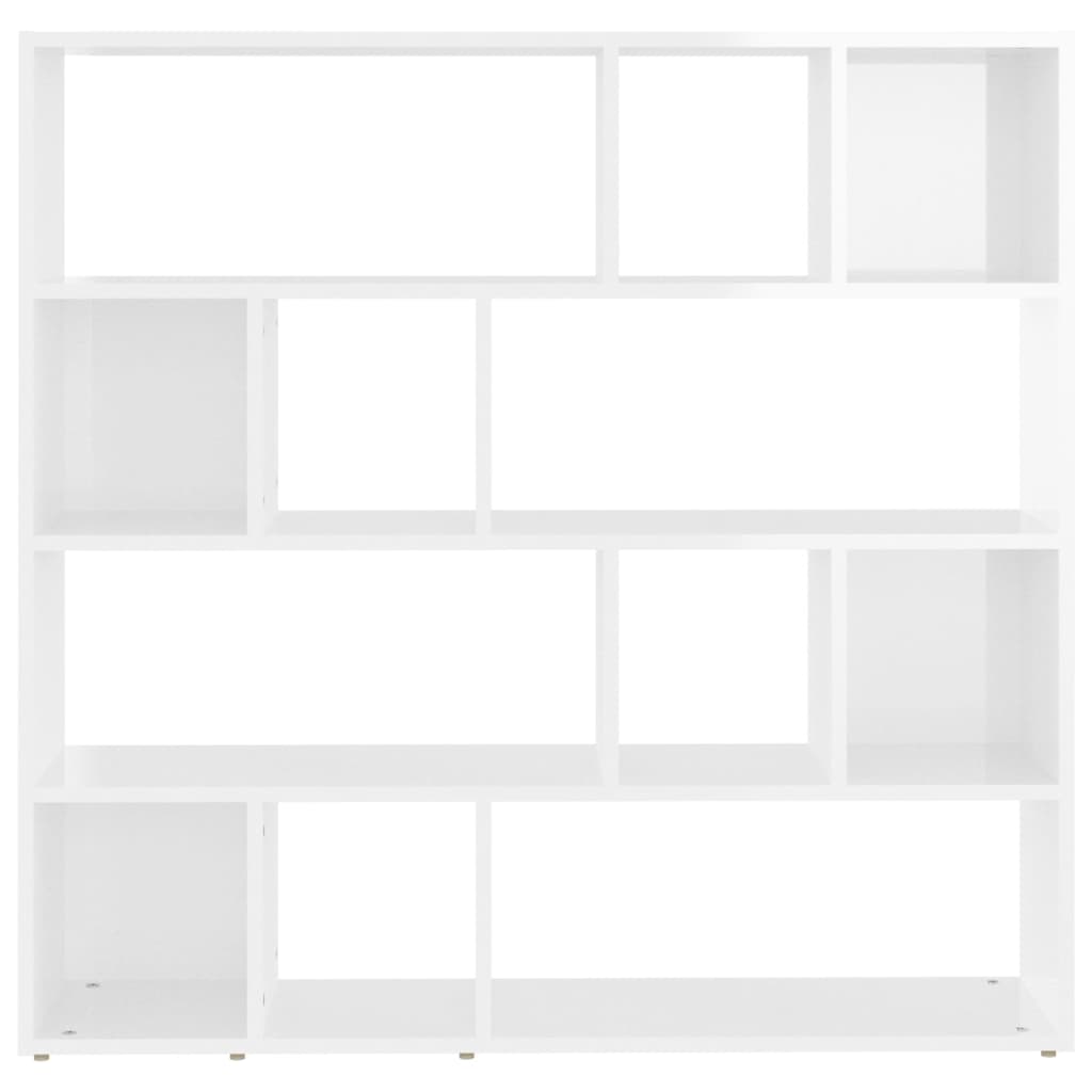 Estante Leonardo de 102cm - Branco Brilhante - Design Moderno