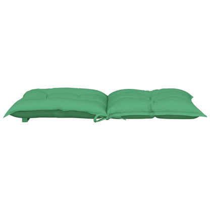 Almofadões lombares p/ cadeiras de jardim 4pcs tecido verde