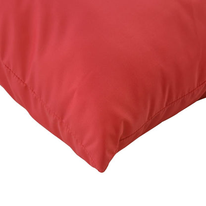 Almofadas de sofá 4 pcs 50x50 cm tecido vermelho