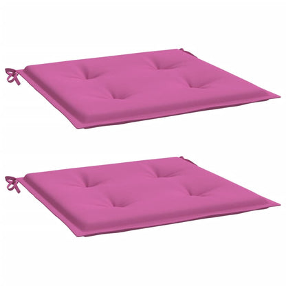 Almofadões p/ cadeira 2pcs 40x40x3cm tecido rosa