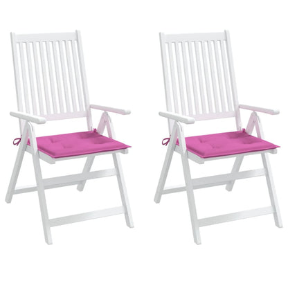 Almofadões p/ cadeira 2pcs 40x40x3cm tecido rosa