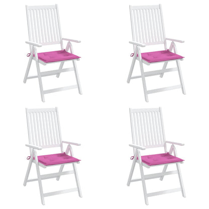 Almofadões p/ cadeira 4pcs 40x40x3 cm tecido rosa