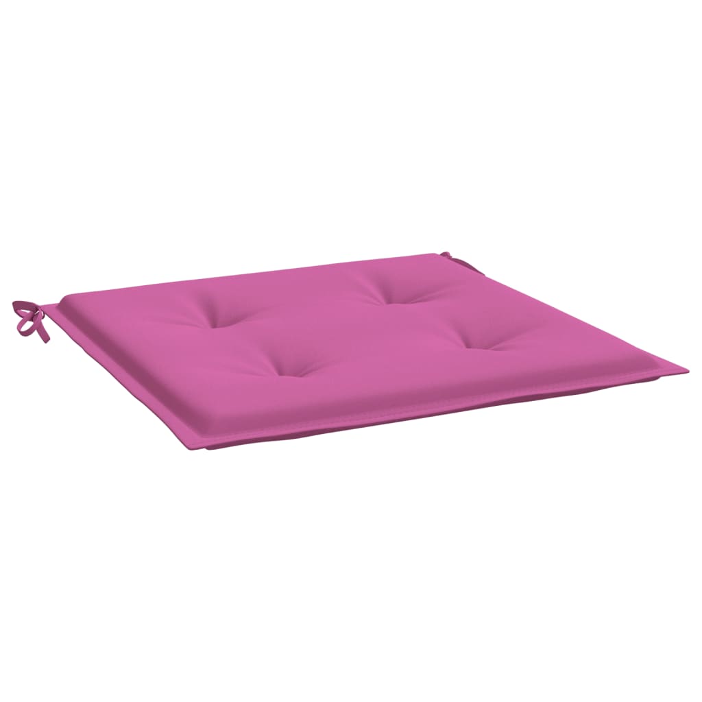 Almofadões p/ cadeira 4pcs 40x40x3 cm tecido rosa