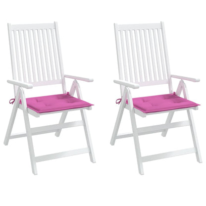 Almofadões p/ cadeira 2pcs 50x50x3cm tecido rosa