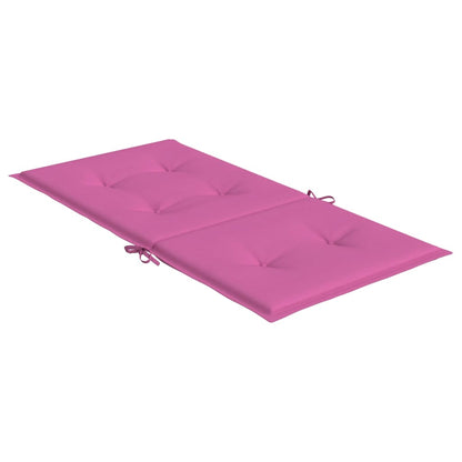 Almofadões p/ cadeira de encosto baixo 6 pcs tecido rosa