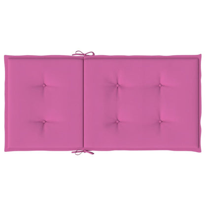 Almofadões p/ cadeira de encosto baixo 6 pcs tecido rosa