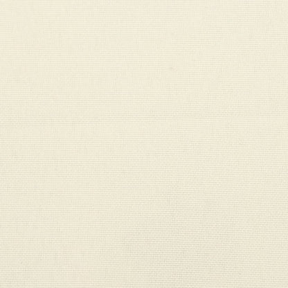 Almofadões de cadeira 6 pcs 50x50x7cm tecido oxford branco nata