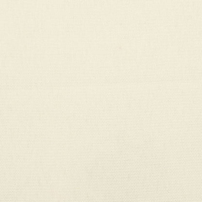 Almofadões de cadeira 6 pcs 50x50x7cm tecido oxford branco nata