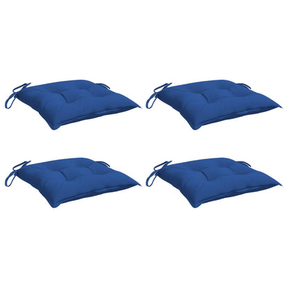 Almofadões para móveis de paletes 4 pcs tecido oxford azul