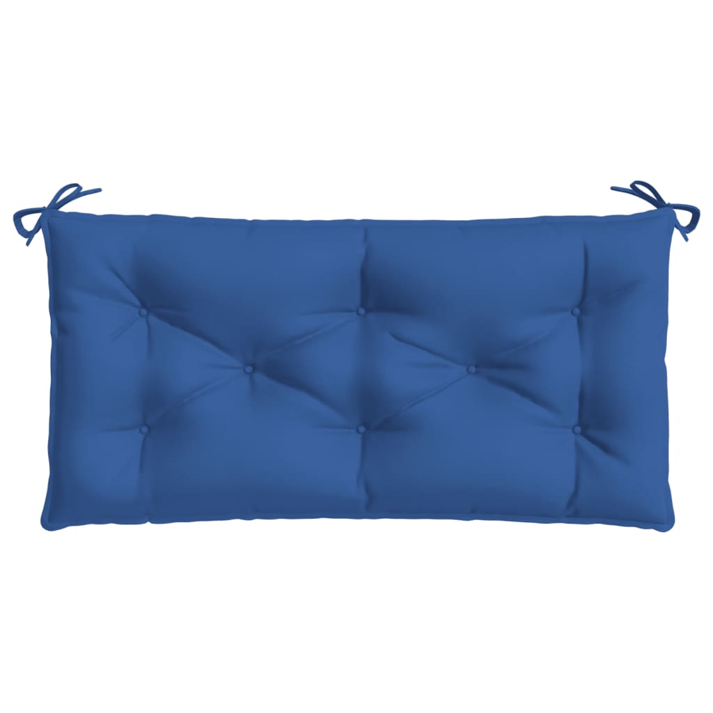 Almofadões p/ banco jardim 2 pcs 100x50x7 cm oxford azul royal