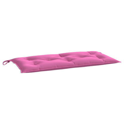 Almofadões p/ banco de jardim 2 pcs 100x50x7 cm tecido rosa