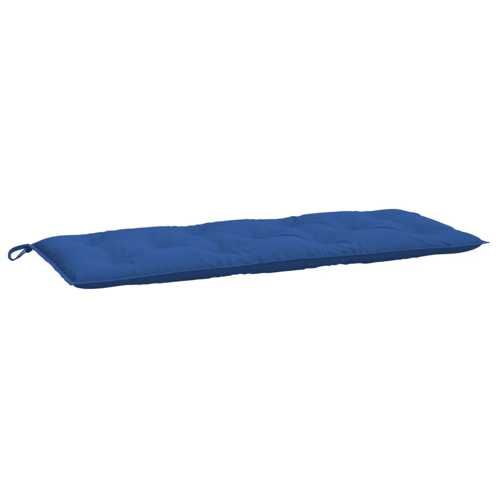 Almofadões banco jardim 2 pcs 120x50x7cm tecido oxford azul