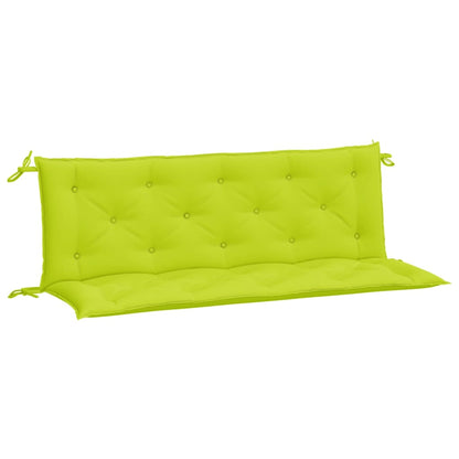 Almofadões banco jardim 2 pcs tecido oxford verde brilhante