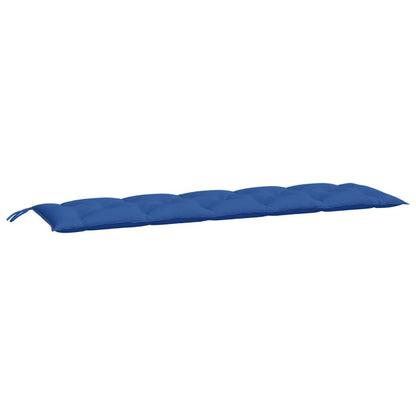 Almofadões banco jardim 2 pcs 180x50x7cm tecido oxford azul