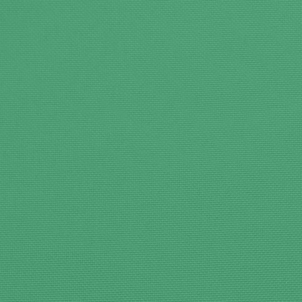 Almofadões banco jardim 2 pcs 200x50x7cm tecido oxford verde