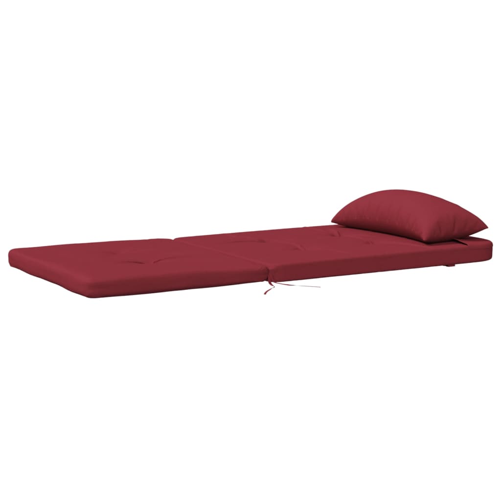 Almofadões cadeira adirondack 2pcs tecido oxford vermelho tinto