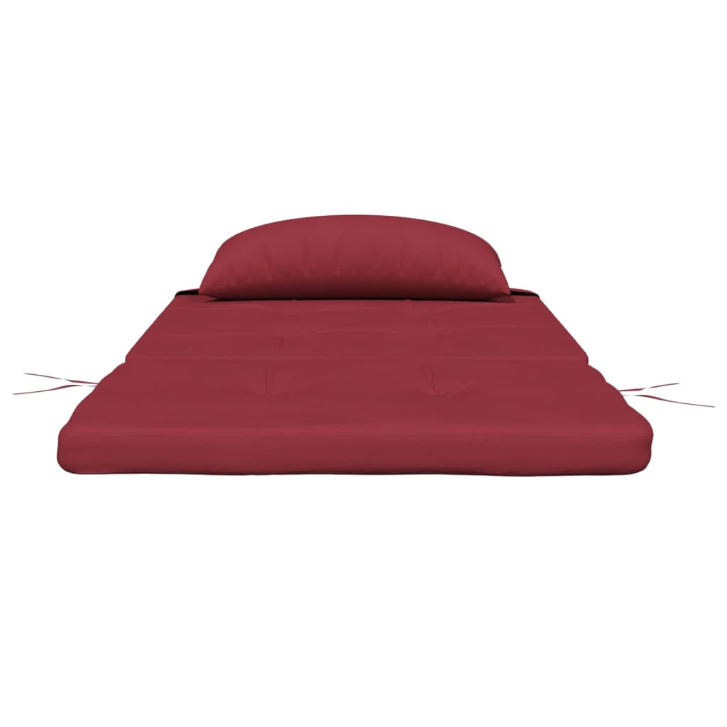 Almofadões cadeira adirondack 2pcs tecido oxford vermelho tinto