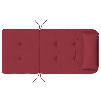 Almofadões cadeira adirondack 2pcs tecido oxford vermelho tinto