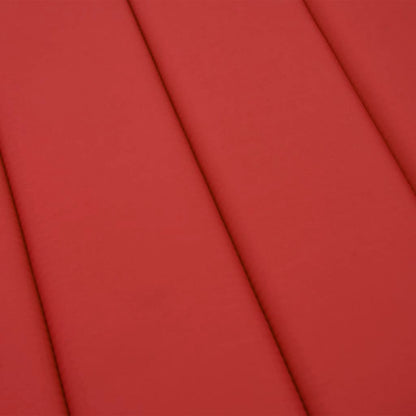 Almofadão p/ espreguiçadeira 180x60x3 cm tecido oxford vermelho